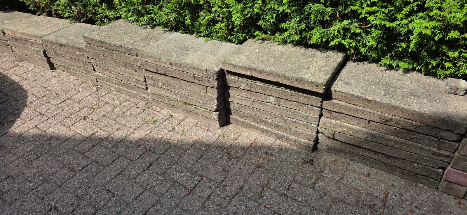 Betontegels 60x40x6, Ophalen, Gebruikt, Beton