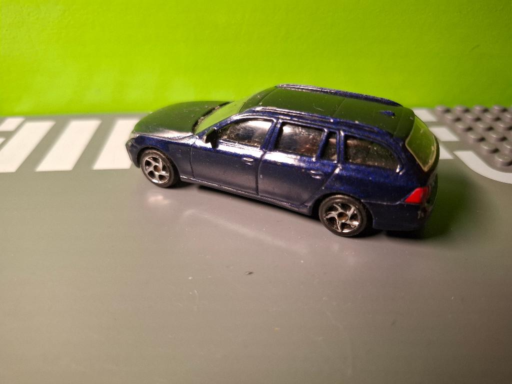 Majorette 244d - BMW 5-serie Touring [blauw] 1/61, Ophalen of Verzenden, Gebruikt, Auto