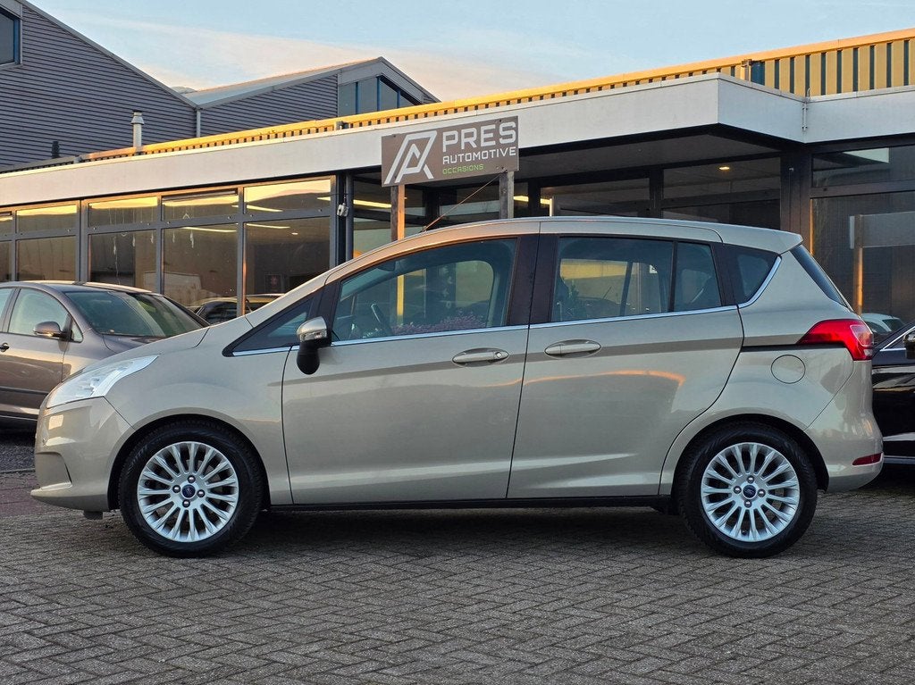 Ford B-Max 1.0 EcoBoost Titanium |CLIMA|CRUISE|NAVI|TREKHAAK, Auto's, Ford, Voorwielaandrijving, Euro 5, Gebruikt, 750 kg