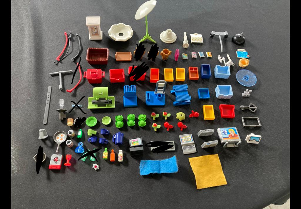 Playmobil huisraad divers., Ophalen of Verzenden, Zo goed als nieuw