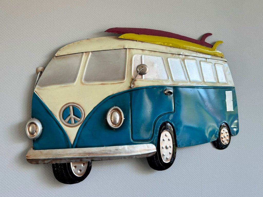 Vw busje muur ornament, Ophalen, Gebruikt, Auto's