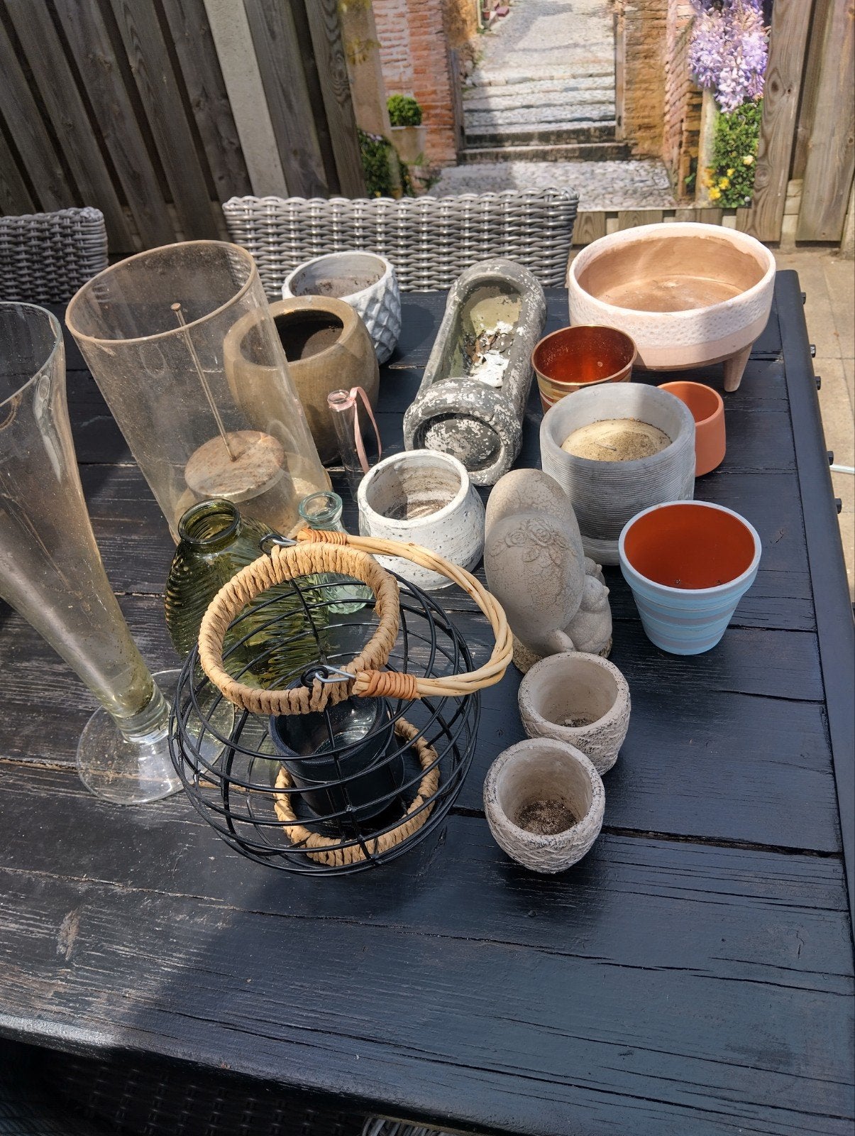 Rommelmarkt spullen, Ophalen
