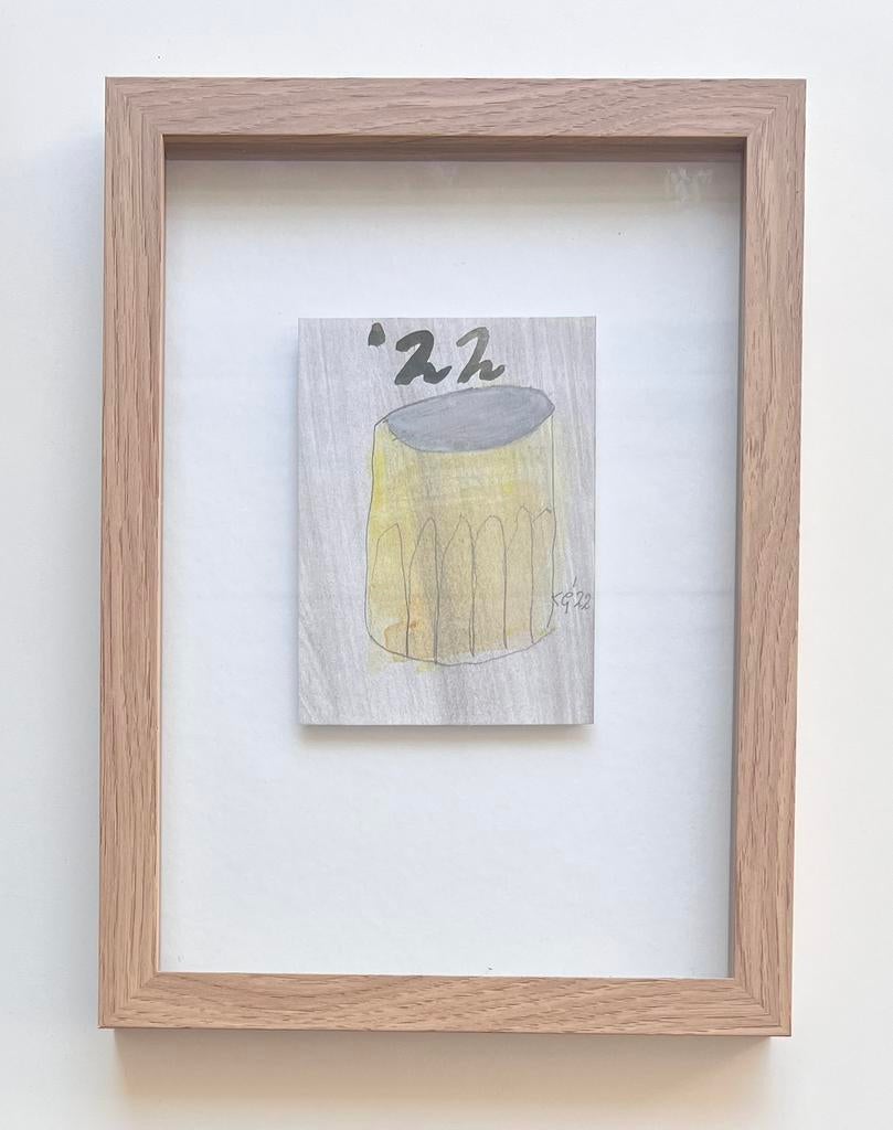 Klaas Gubbels, originele tekening / aquarel, Antiek en Kunst, Kunst | Tekeningen en Foto's, Ophalen