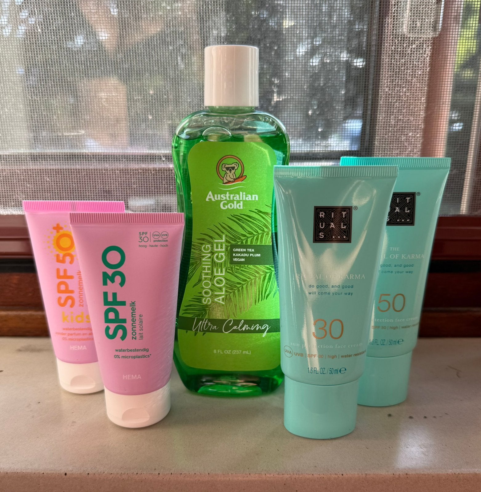 Zonnebrand pakket (Rituals, Australian Gold & Hema), Ophalen of Verzenden, Nieuw, Zonnebrand of After Sun
