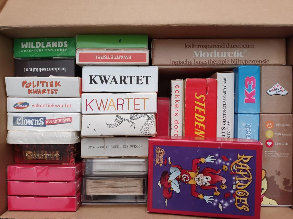 KWARTETSPEL Kwartet KWINTET Speelkaarten GAME flash cards, Verzamelen, Speelkaarten, Jokers en Kwartetten, Ophalen of Verzenden
