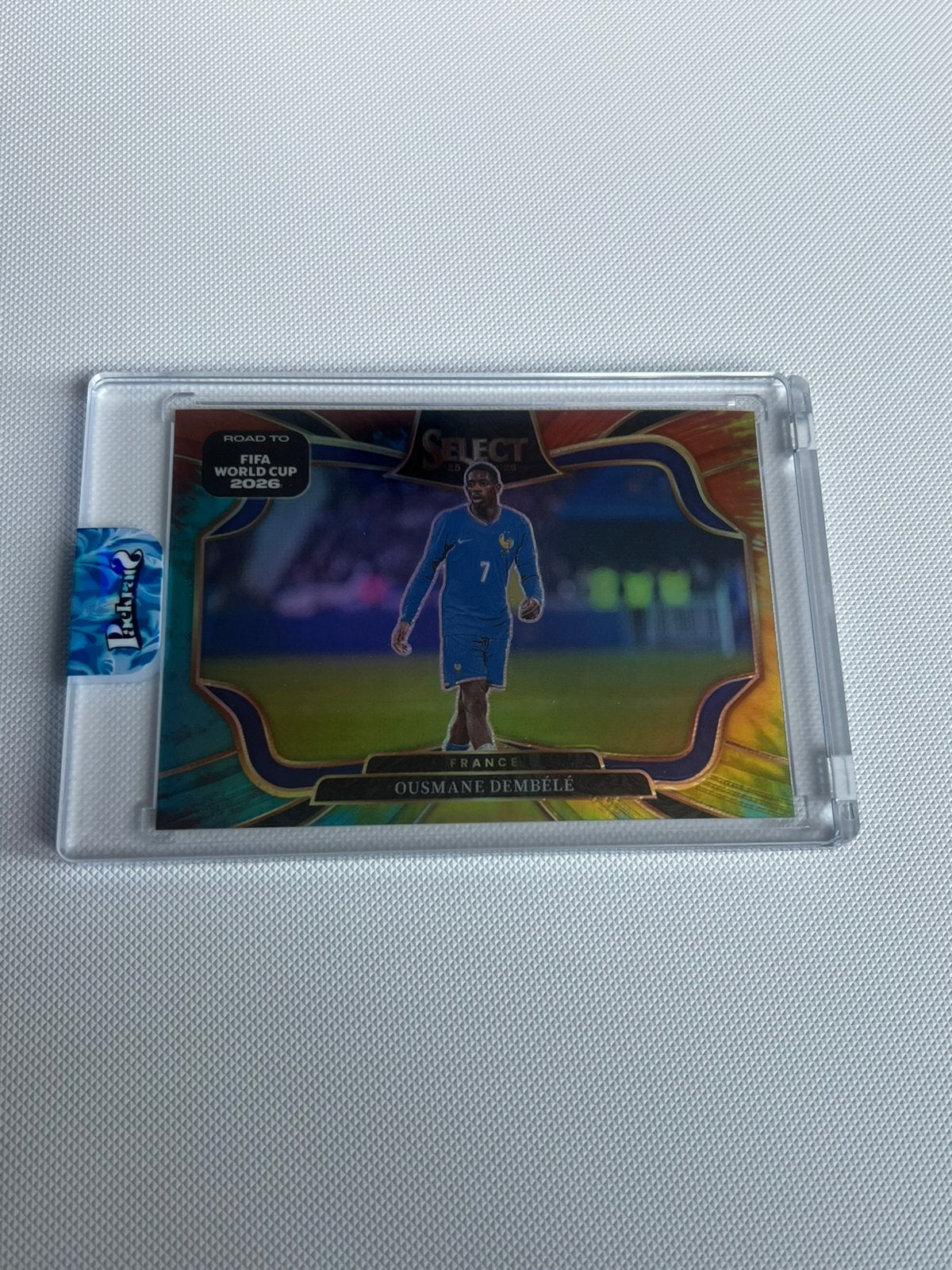 Ousmane Dembele /25 Panini Select Prizm World Cup, Ophalen of Verzenden, Zo goed als nieuw, Plaatje