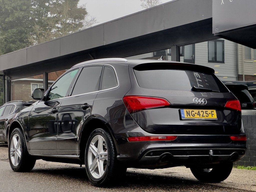 Audi Q5 3.0 TDI AUT7 QUATTRO 2X S-LINE 245 PK LEDER NAVI AIR, Auto's, Audi, Automaat, Euro 5, Gebruikt, Q5