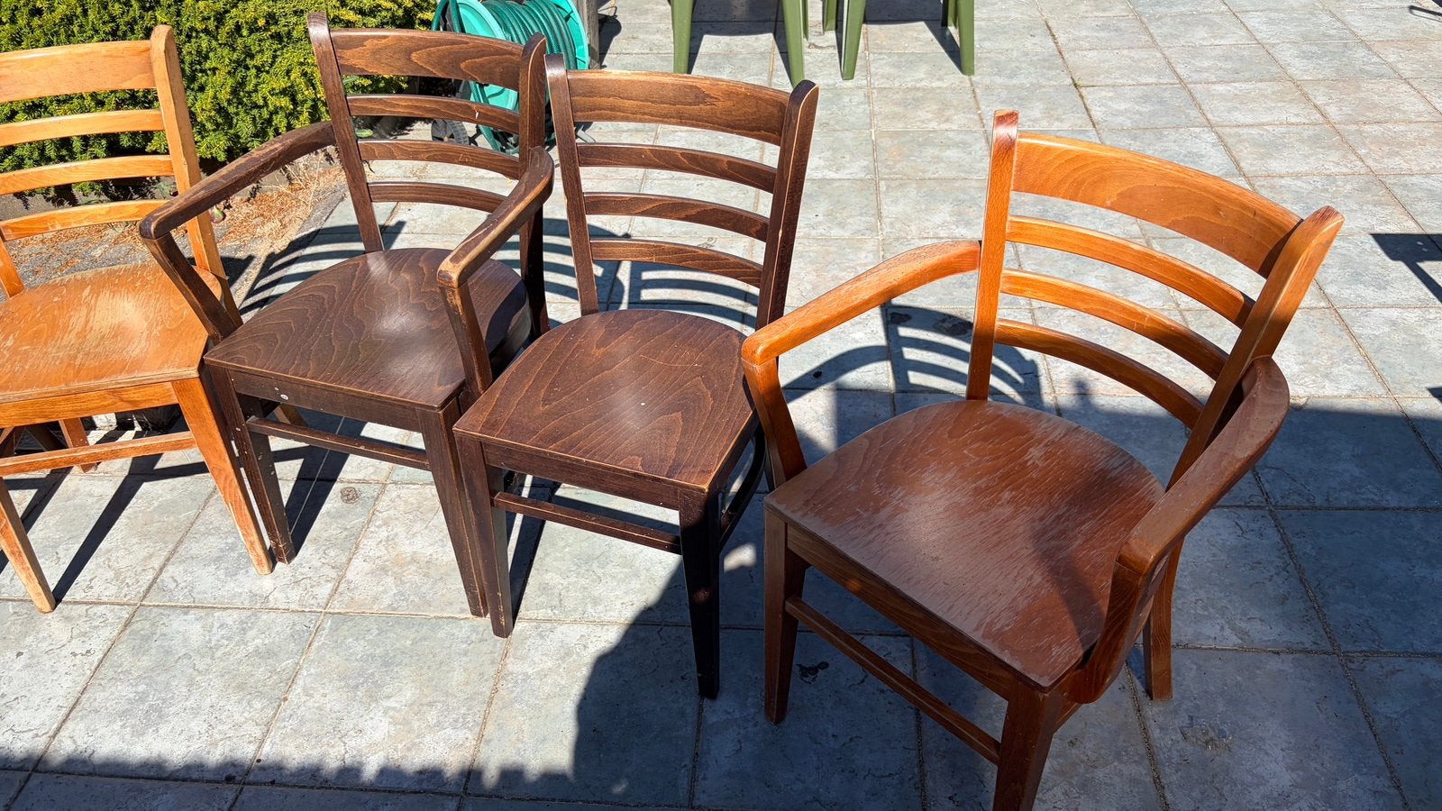 Cafestoelen, Ophalen, Bruin, Zo goed als nieuw, Vijf, Zes of meer stoelen