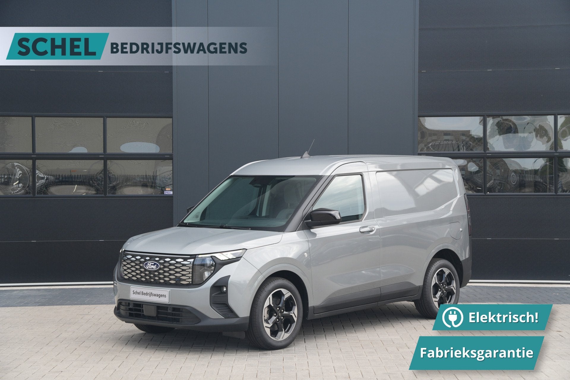 Ford E-Transit Courier Limited 44 kWh 136pk - Trekhaak - Sto, Auto's, 750 kg, 1524 kg, 2 stoelen, Ford