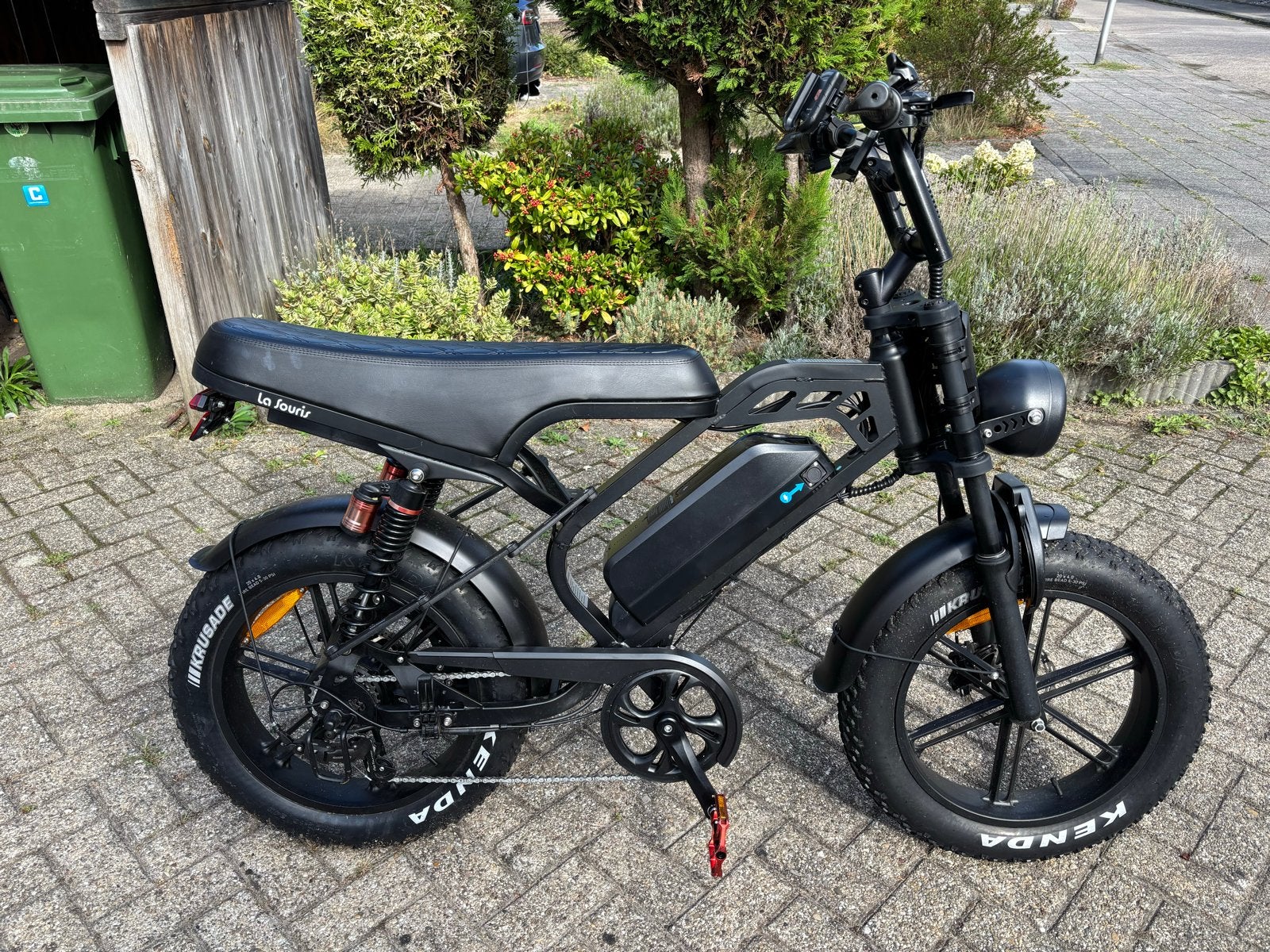 La Souris Fatbike Crossboss V20 Pro Black Limited, Gebruikt, 59 cm of meer, 50 km per accu of meer, Ophalen