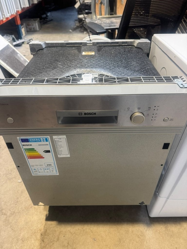 Bosch vaatwasser half geintegreerd schoon garantie, Energieklasse A of zuiniger, Ophalen of Verzenden, Zo goed als nieuw, Inbouw