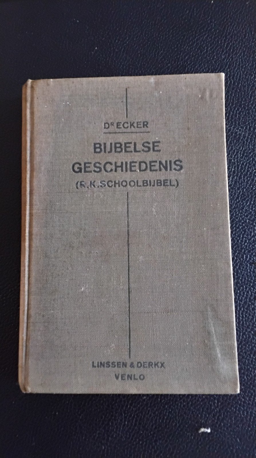 Bijbelse Geschiedenis (R.K. Schoolbijbel) - Dr. Ecker, Ophalen of Verzenden, Dr. Ecker