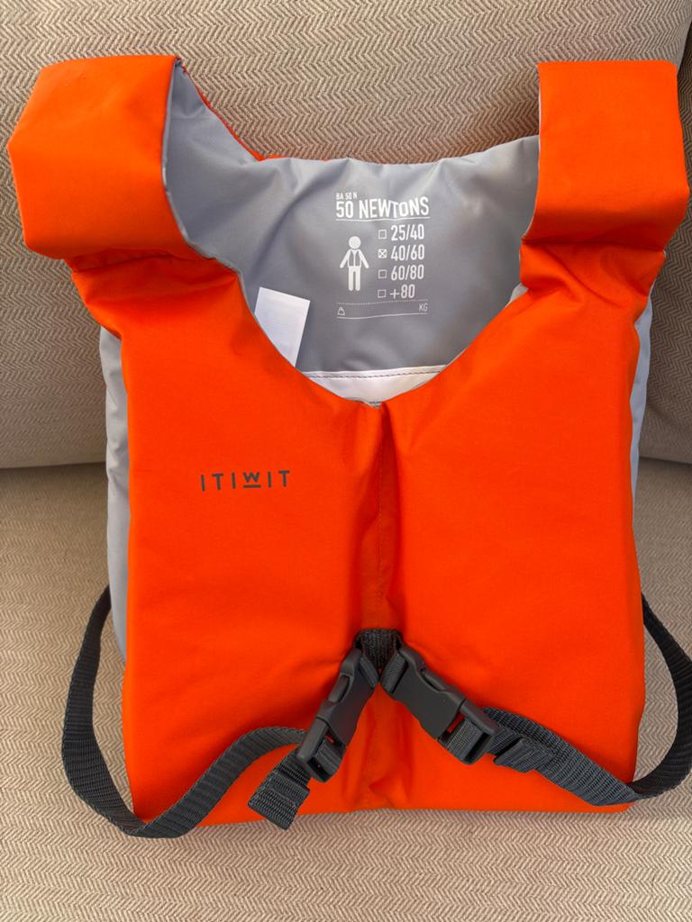 ITIWIT Zwemvest 50 Newton voor 40-60 kg, Ophalen of Verzenden, Zo goed als nieuw, Overige typen