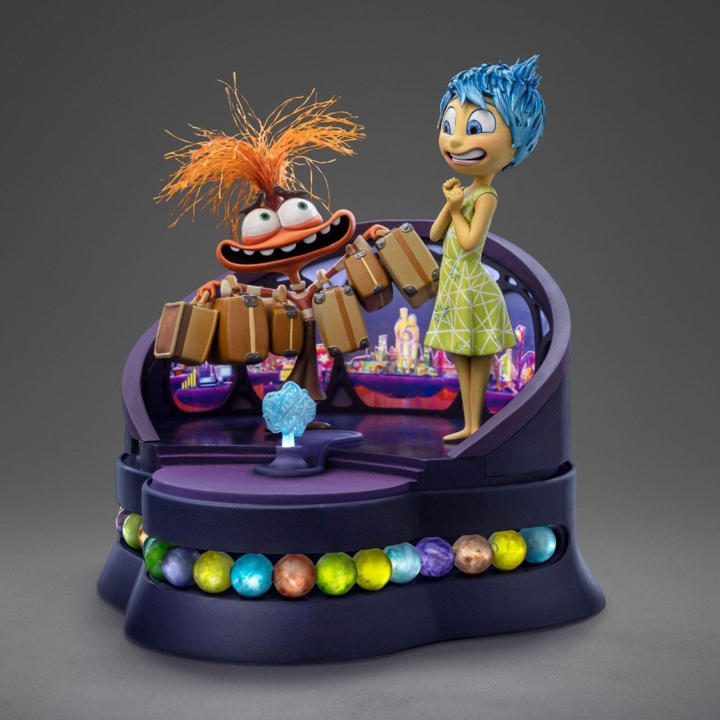 Iron Studios Inside Out Deluxe Statue Joy and Anxiety, Verzamelen, Leça do Balio freguesia de Custódias, Info@fine.com, Beeldje, Replica of Model