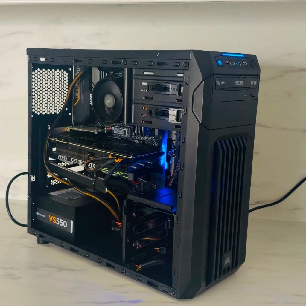 Gaming pc - Ryzen 5 5600X - RTX - 1000GB SSD - WiFi - 16 GB, Computers en Software, Desktop Pc's, Ophalen, Gebruikt, Virtual Reality