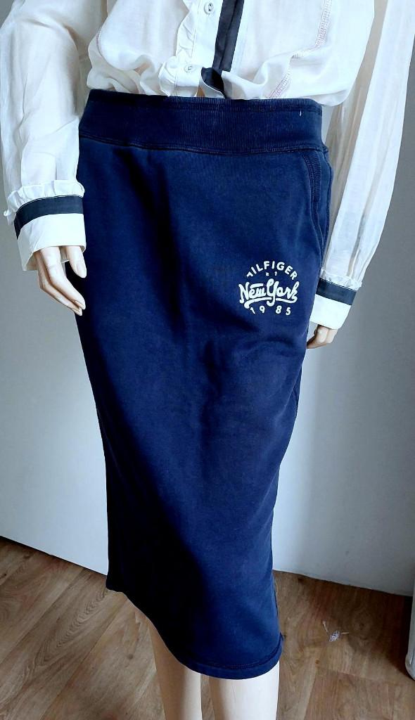Tommy Hilfiger, Kleding | Dames, Rokken, Gedragen, Maat 36 (S), Blauw, Knielengte, Verzenden