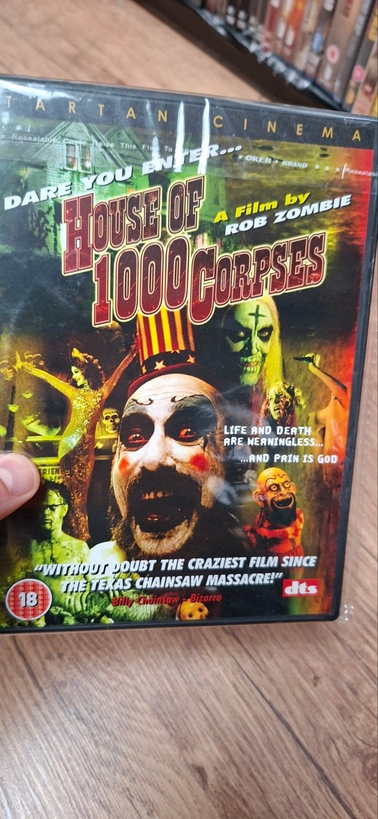 House of 1000 Corpses - Rob Zombie Horror DVD, Cd's en Dvd's, Vanaf 18 jaar, Engels, Ophalen of Verzenden, Zo goed als nieuw