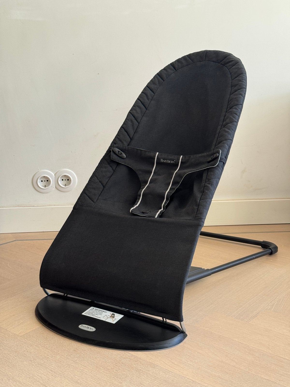 BabyBjörn Balance Soft wipstoel – zwart/ichtgrijs, Kinderen en Baby's, Ophalen, Zo goed als nieuw, Verstelbaar