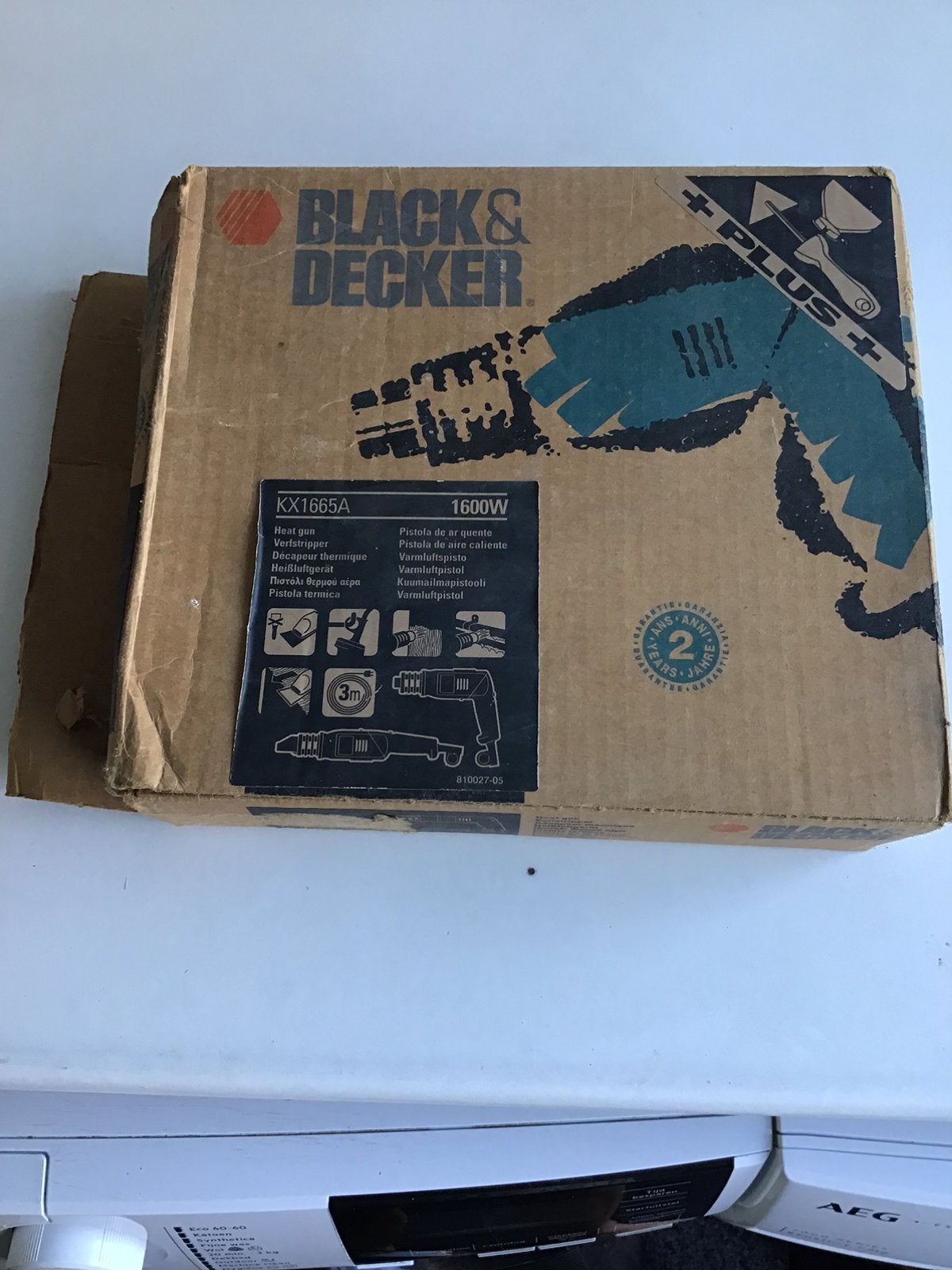 Black en Dekker verfstripper., Ophalen, Gebruikt