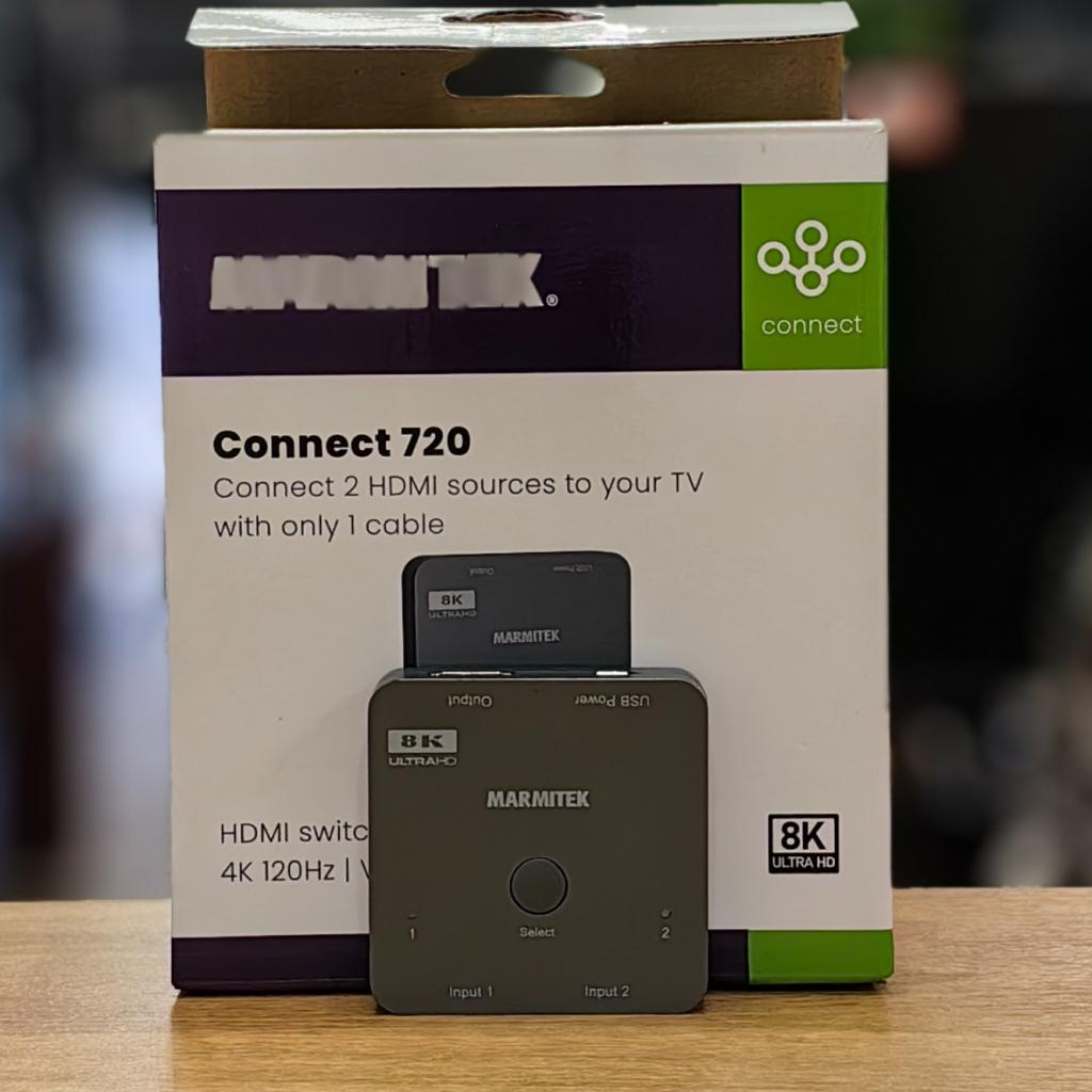 Marmitek Connect 720 RCA/Scart naar HDMI Converter - Netjes!, Spelcomputers en Games, Spelcomputers | Overige Accessoires, Zo goed als nieuw