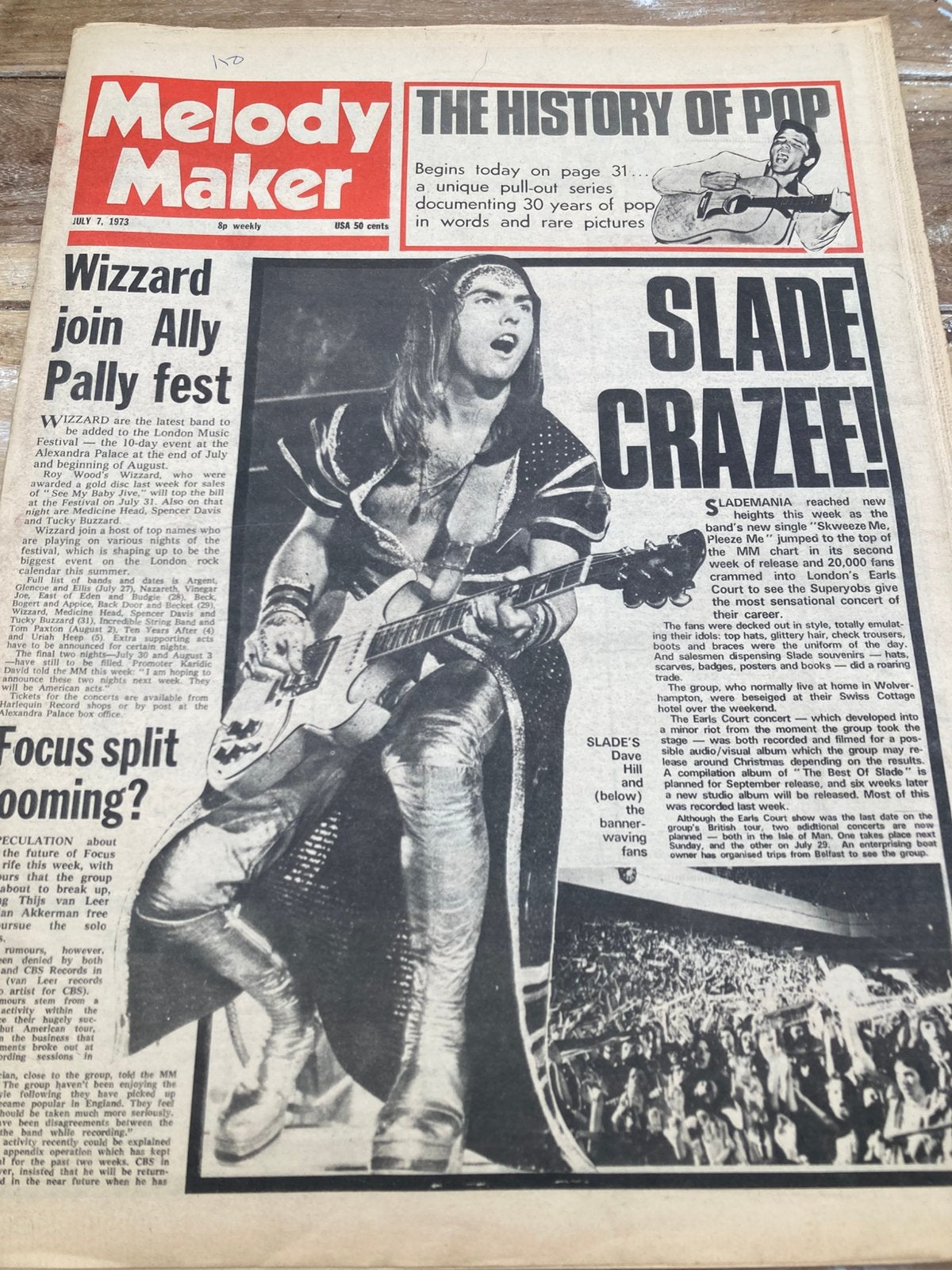 MELODY MAKER 1973 JACK BRUCE Stealers Wheel DR JOHN, Ophalen of Verzenden, Gelezen, Muziek, Film of Tv