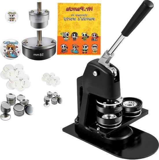 Button Maker - Buttonmachine - Pin Maker - Badge Maker Machi, Corvance B.V., Verzenden, Nieuw, Corvancebol@gmail.com