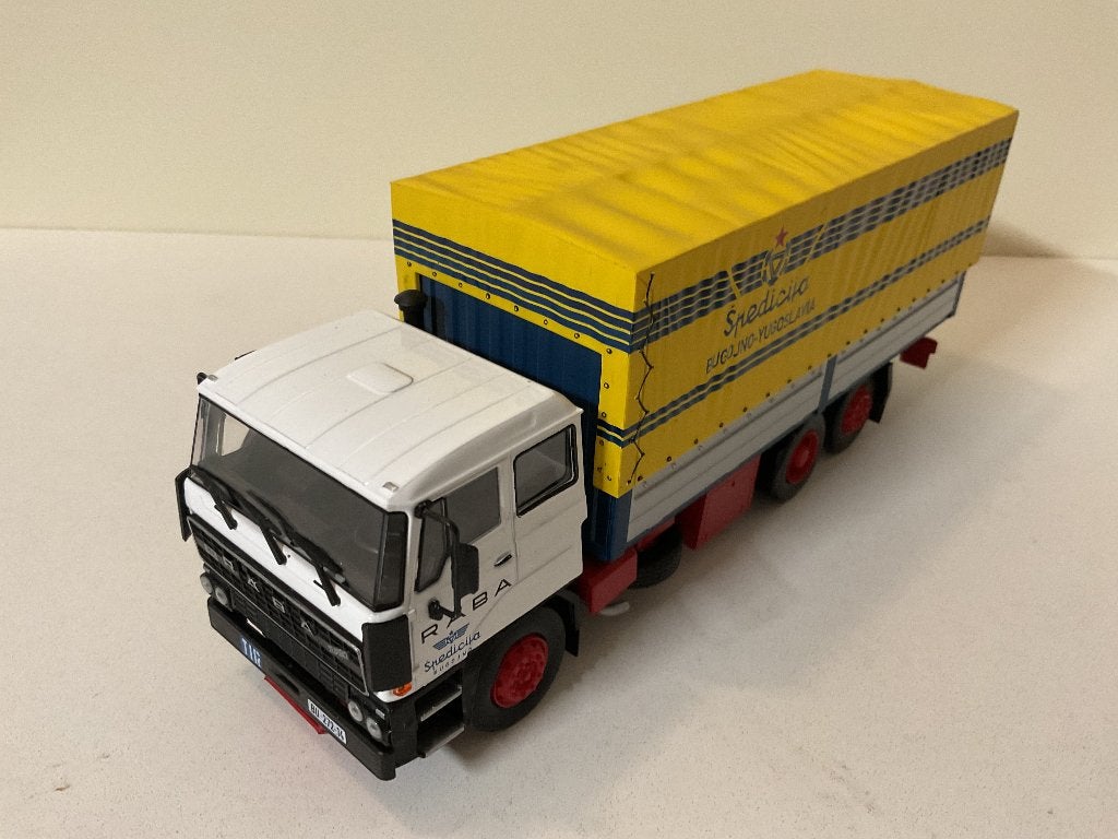 R A B A. L22. 6x2 Bakwagen met DAF cabine, Hobby en Vrije tijd, Modelauto's | 1:43, Ophalen of Verzenden, Nieuw, Bus of Vrachtwagen