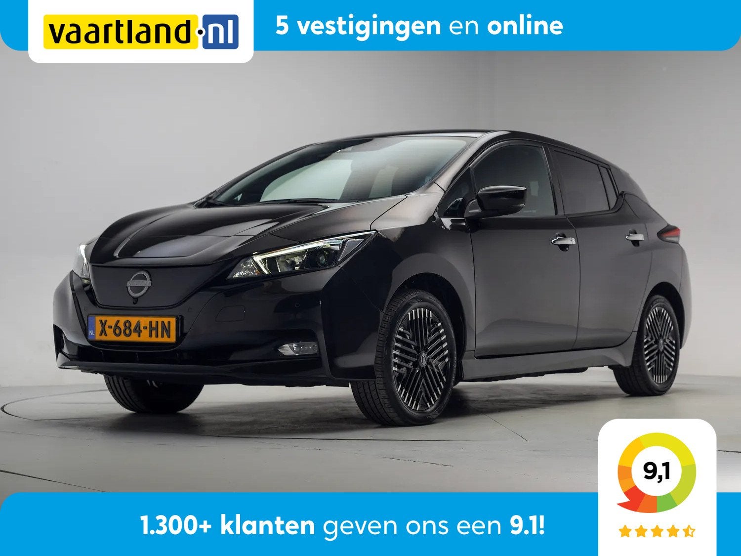 Nissan Leaf e+ N-Connecta 59 kWh [ Navi 360°Camera Trehaak, Automaat, 0 cilinders, Gebruikt, 59 kWh