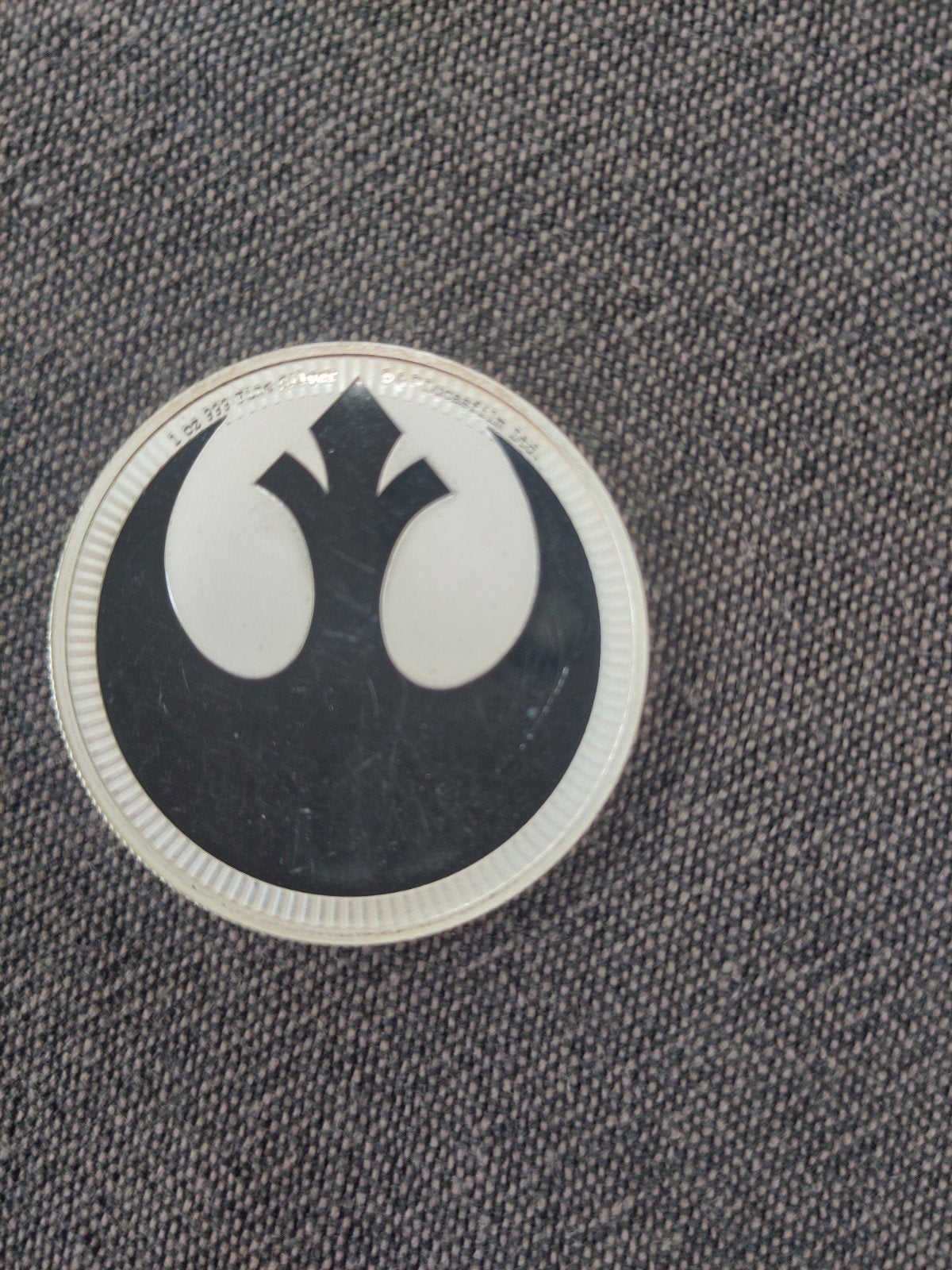 Star Wars Rebel Alliance 1 oz Zilveren Munt 2022, Ophalen of Verzenden, Vóór koninkrijk, Overige waardes, Zilver