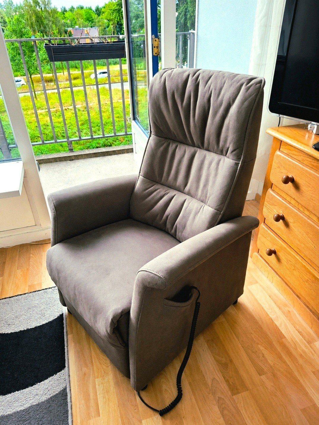 Z.g.a.n. Relaxfauteuil Sta-op Stoel. Toro S. 1 jaar oud, Ophalen, 75 tot 100 cm, Zo goed als nieuw, 75 tot 100 cm