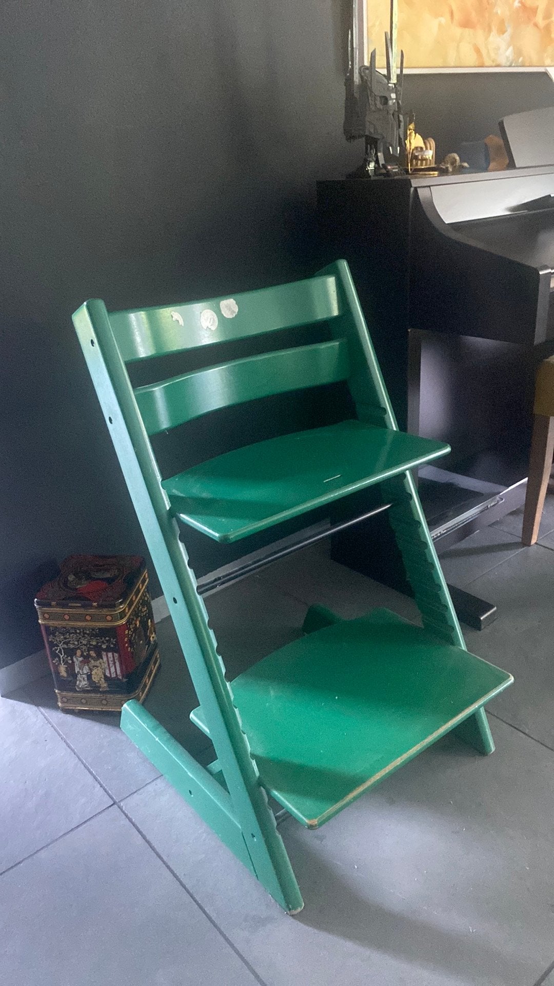 Tripp trapp stokke kinderstoel, Ophalen, Gebruikt, Meegroeistoel