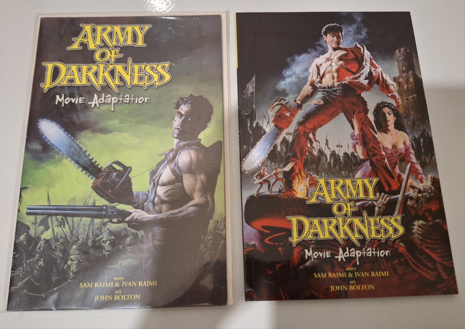 Army of darkness movie adaptation tpb 2x, Amerika, Ophalen of Verzenden, Zo goed als nieuw, Meerdere comics