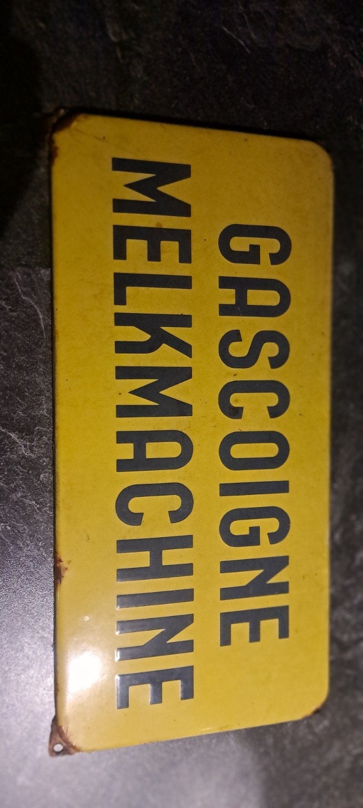 gascoigne emaille bord, Ophalen