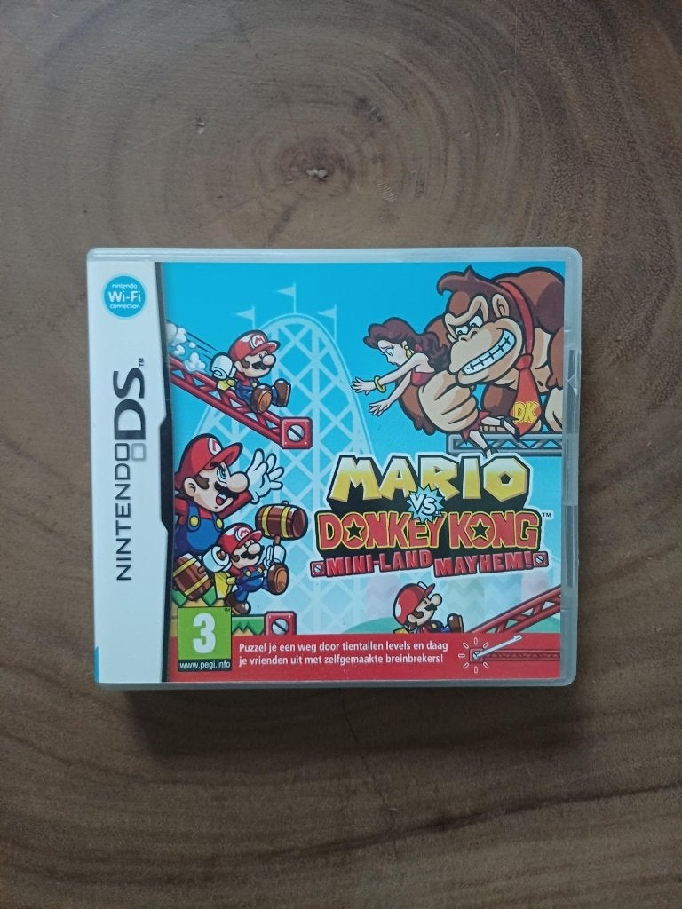 Nintendo DS - Mario vs Donkey Kong - Mini-Land Mayhem!, Ophalen, Puzzel en Educatief, 1 speler, Zo goed als nieuw