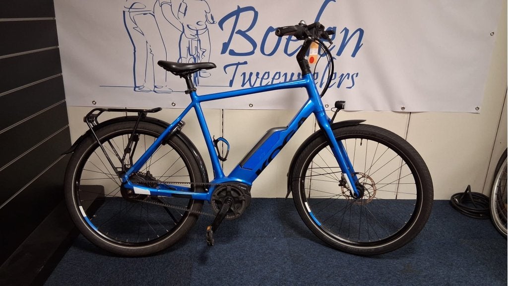 Koga Pace B10 E-Bike 28/60cm 8v Heren Bosch 500w Blauw Belt, Koga, 59 cm of meer, 50 km per accu of meer, Ophalen