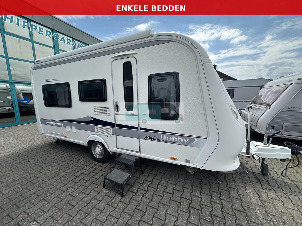 Hobby excellent 460 LU Mover, voortent, luifel (bj 2012), Caravans en Kamperen, Caravans, Hobby, Bedrijf, Schokbreker, 6 tot 7 meter