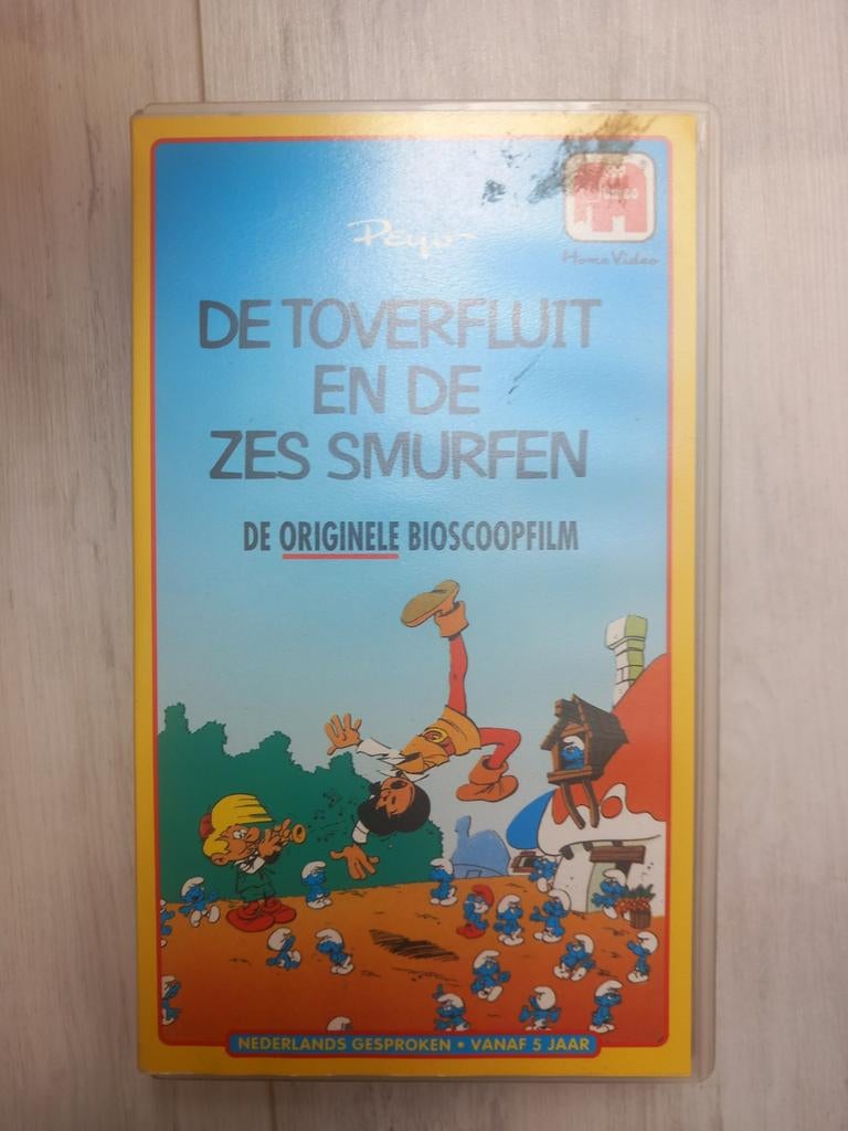 VHS: De Toverfluit en de Zes Smurfen (Jumbo Home Video), Ophalen of Verzenden