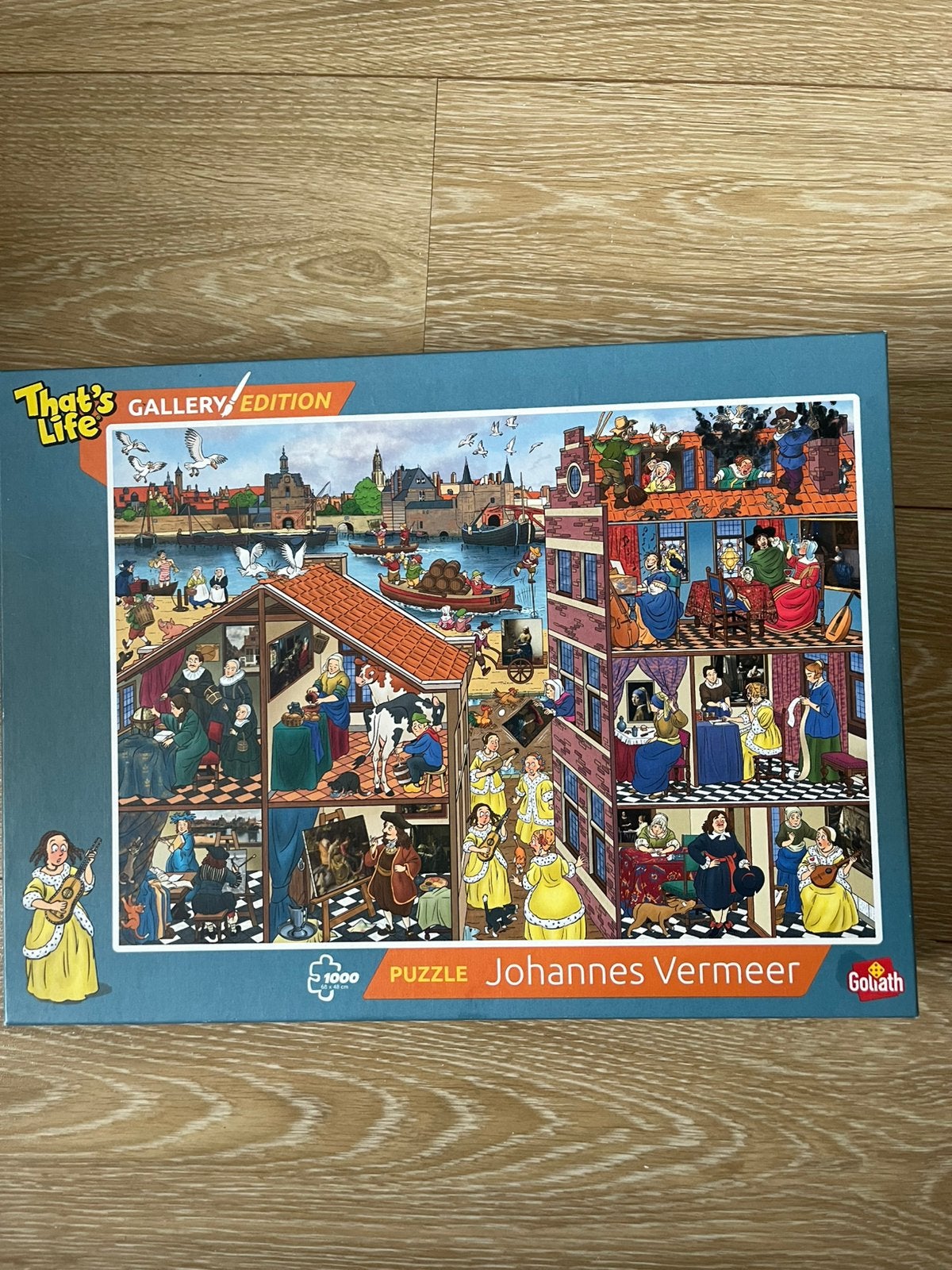 That’s Life legpuzzel (1000 stukjes) Johannes Vermeer, Ophalen, 500 t/m 1500 stukjes, Zo goed als nieuw