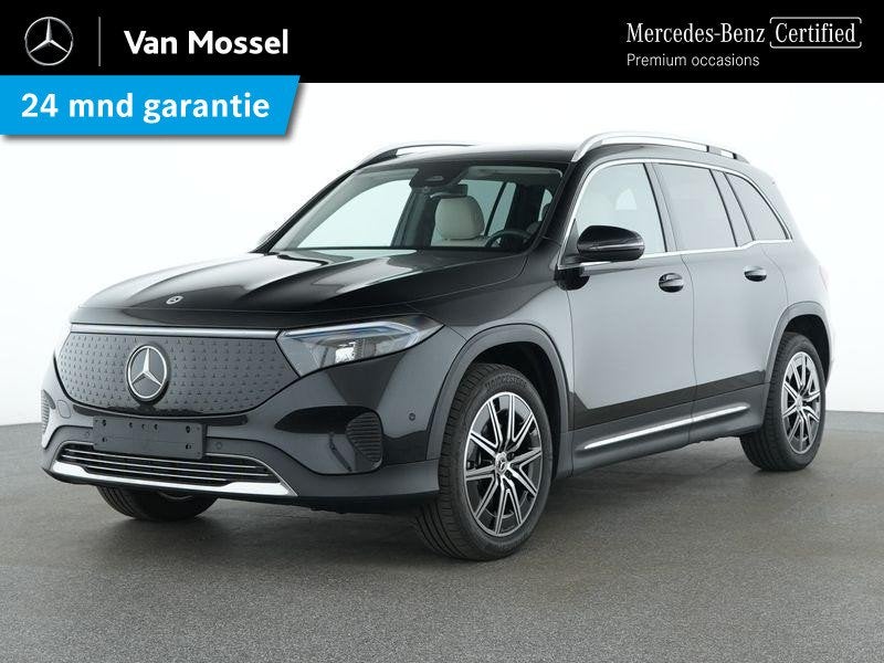 Mercedes-Benz EQB 250+ Luxury Line 71 kWh, Auto's, Mercedes-Benz, Gebruikt, 435 min, Zwart, SUV of Terreinwagen
