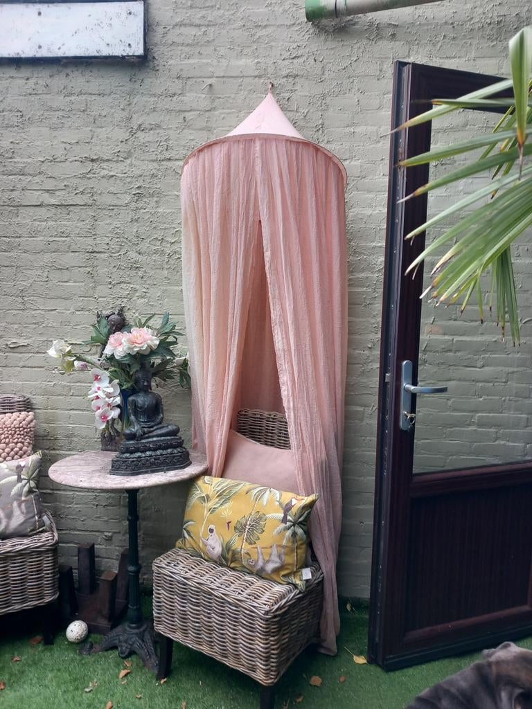 Oud roze klamboe voor een sfeervolle kinderkamer, Ophalen of Verzenden