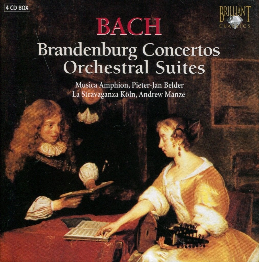 Bach Brandenburg Concertos Orchestral  Suites ( 4 cd ), Cd's en Dvd's, Boxset, Overige typen, Ophalen of Verzenden, Zo goed als nieuw