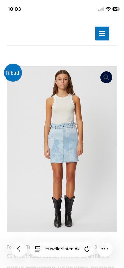 Sofie Schnoor denim rokje maat L - nieuw!, Blauw, Maat 42/44 (L), Nieuw, Ophalen of Verzenden