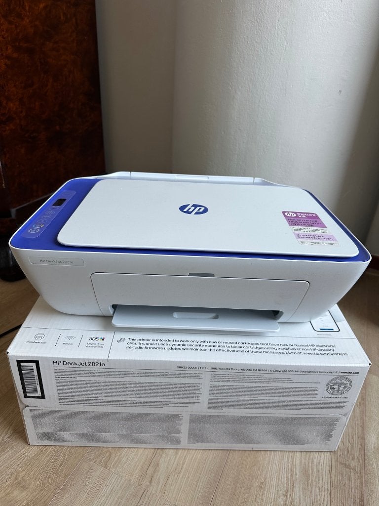 Printer HP DeskJet 2821e als nieuw, Computers en Software, Printers, Ophalen, Zo goed als nieuw, Scannen, Draadloos