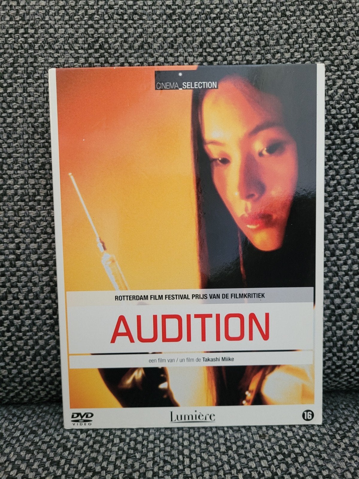 Audition DVD - Takashi Miike horrorfilm, Cd's en Dvd's, Vanaf 16 jaar, Nederlands, Ophalen of Verzenden, Zo goed als nieuw