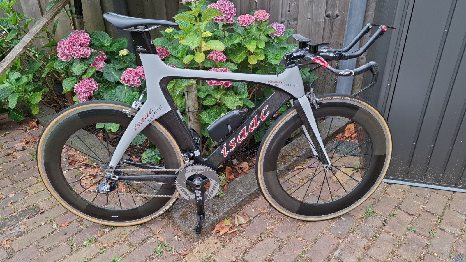 Isaac Joule-Aerotic tijdritfiets met extra pads (maat S/M), Fietsen en Brommers, Fietsen | Racefietsen, Ophalen of Verzenden, Carbon