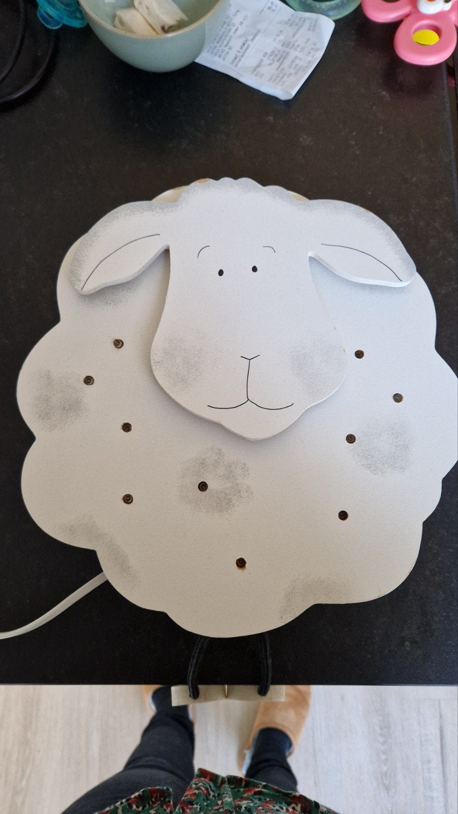 kinder nachtlamp schaap, Ophalen, Gebruikt, Lamp