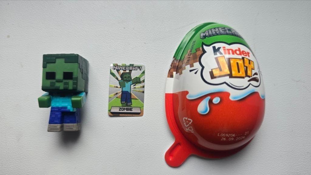 Minecraft Zombie Kinder Surprise Ei, Ophalen of Verzenden, Nieuw, Jongen of Meisje