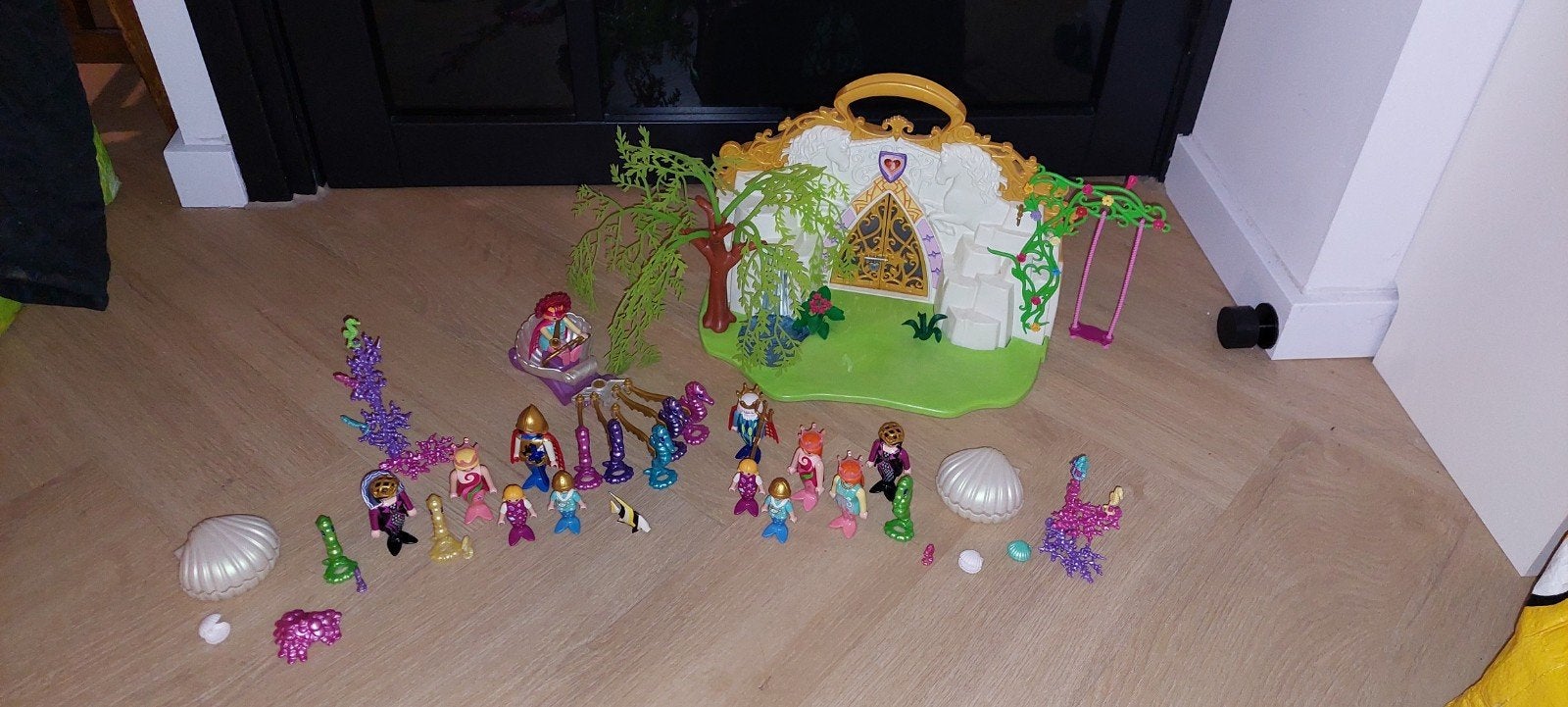 playmobil zeemeerminnen en extra koffer, Ophalen of Verzenden, Gebruikt