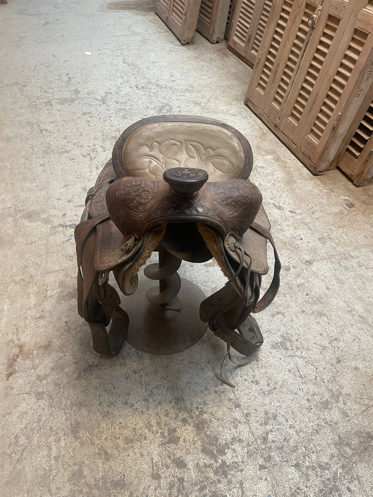 Vintage Western Zadel, Ophalen