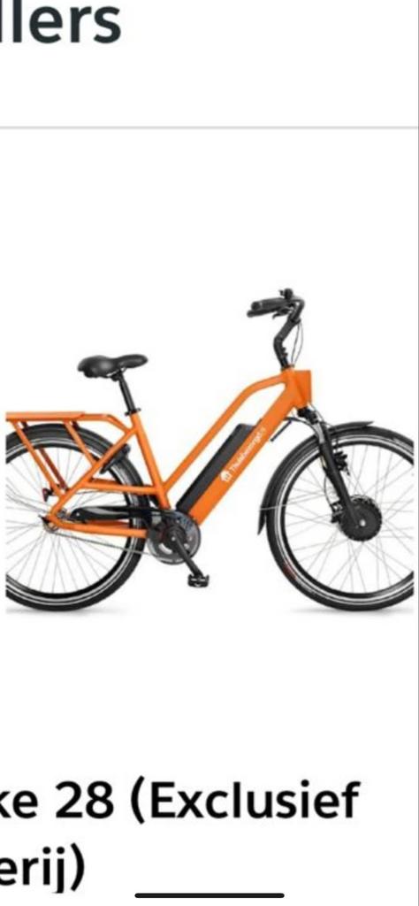 Nieuwe in doos E-bike - van thuisbezorgd, Overige merken, Nieuw, Ophalen of Verzenden, 51 tot 55 cm